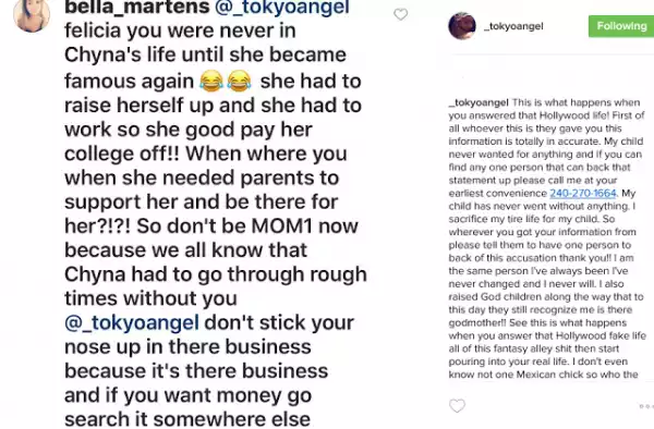 Blac Chyna’s Mum Blasts Fan Who Told Her Not To Meddle In Rob And Chyna’s Business